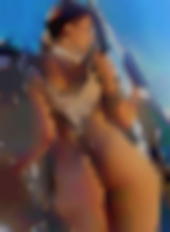 Cape coloured behind nude women.